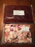 たっぷりのスープとモツのミックス