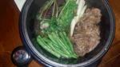 鍋ですき焼きに・・・♪