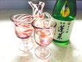お気に入りのワイングラスにそそいで♪