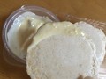 チーズソースをつける量はこのくらいが丁度良いと思います。