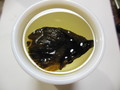 湯煎して熱燗にするとヒレの旨味・香りエキスが染み出しました