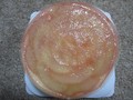 半解凍の状態です。解凍されてくると白桃のバラが鮮やかに見えてきます。