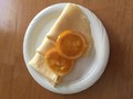 クレープにのせて見た目もゴージャスに