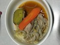 蒸し野菜にしました
