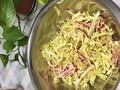 キャベツと赤カブの色味を残したまま使える島らっきょう酢のドレッシング