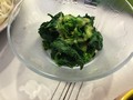 菜の花のお浸し。三ヶ日みかんと相性が最高でした！