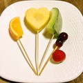 かわいくきれいにカットされ、食べやすい。