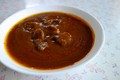 鍋で約５分、できあがり！近江牛の角切り肉がゴロゴロ入ってます！