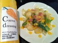 にんじんドレで百合根ベーコン小松菜炒め☆