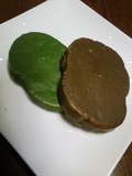 宇治抹茶とほうじ茶です。色が濃くて、美味しそう！
